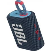JBL GO 3 Portable Waterproof Speaker Blue Pink