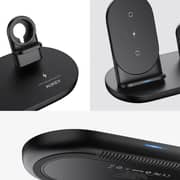 Aukey 3-in-1 Wireless Charging Station Black