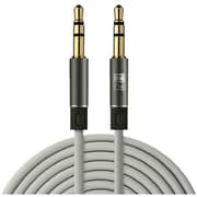 Heatz 3.5mm Stereo AUX Cable 1m Black/White