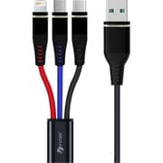 Nyork 3-in-1 USB Cable 1m