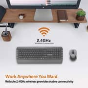 Promate Wireless Keyboard and Mouse Combo Black