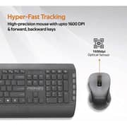 Promate Wireless Keyboard and Mouse Combo Black