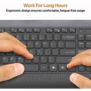Promate Wireless Keyboard and Mouse Combo Black