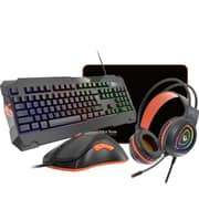 Meetion Gaming Keyboard, Mouse, Headset and Mouse Pad Combo Black