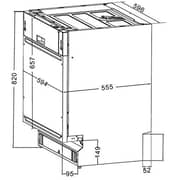 Baumatic BMEDW12I Dishwasher