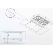 Baumatic BMEH9GFSS 90cm 5 Burner Built In Gas Hob