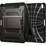 Spigen Tough Armor Pro designed for iPad Air 5 case (2022) 10.9 inch 5th Generation and iPad Air 4th Generation (2020) cover with Pencil holder - Gunmetal
