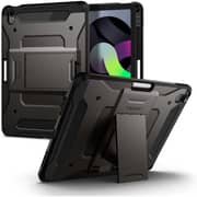 Spigen Tough Armor Pro designed for iPad Air 5 case (2022) 10.9 inch 5th Generation and iPad Air 4th Generation (2020) cover with Pencil holder - Gunmetal
