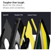 Spigen Tough Armor designed for iPhone SE 3 case cover (2022)/iPhone SE case (2020) with Extreme Impact Foam - Black