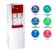 Nobel Free Standing Water Dispenser 5L NWD2000 White/Red