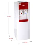 Nobel Free Standing Water Dispenser 5L NWD2000 White/Red