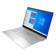 HP Pavilion 15 Laptop - 11th Gen Core i7 1165G7 1.30GHz 8GB 512GB SSD NVIDIA GeForce MX450 2GB Windows 11 15.6inch FHD Silver English/Arabic Keyboard Middle East Version eg0021ne (2021) Middle East Version