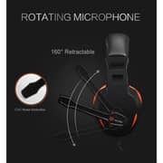 Meetion HP010 Wired Over Ear USB Gaming Headphones With Mic Black