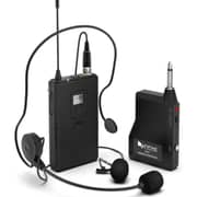 FIFINE K037B Wireless System with Lapel Mic and Headset for Speaker, Camera, Android and iPhone