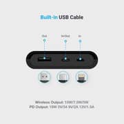 Powerology - 2 in 1 Fast Wireless Power Bank 10000mAh - Black