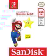 Sandisk MicroSDXC Memory Card 256GB Yellow SDSQXAO256GGNCZN