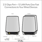Netgear Orbi Tri-Band WiFi RBK853100EUS Router and 2 Satellites