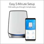 Netgear Orbi Tri-Band WiFi RBK853100EUS Router and 2 Satellites