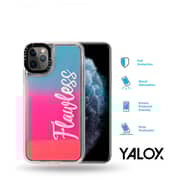 Yalox Flawless Print Case Neon Pink Blue iPhone 11 Pro Max
