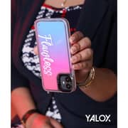 Yalox Flawless Print Case Neon Pink Blue iPhone 11 Pro Max
