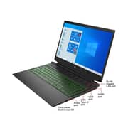 HP Pavilion Gaming Laptop - Intel Core i5 / 16.1inch FHD / 256GB SSD / 12GB RAM / Windows 10 / English Keyboard / Black - [16-A0025NR]