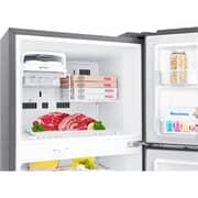 LG Top Freezer Refrigerator 345 Litres GR-C345SLBB Platinum Silver Smart Inverter Compressor Multi Air Flow Smart Diagnosis