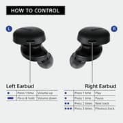 Sony EXTRA BASS True Wireless Earbuds Headset/Headphones with Mic for Phone Call Bluetooth Technology - Black (WF-XB700)