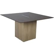 Mahmayi Projekt 7 Rec 360 12 Seater Square Modular Conference Table, W240 x D120 x H76cm, Walnut, PX7R360S12SCTW