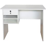 Mahmayi MP1-9045 Solama Office Desk with Paper Rack - Premium White