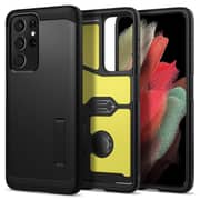 Spigen Tough Armor designed for Samsung Galaxy S21 ULTRA case cover with Extreme Impact Foam - Black