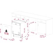 TEKA DFI 46950 Fully Integrated Built-In Dishwasher A++ with DualCare Program and Extra Drying Function