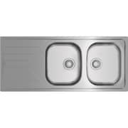 TEKA Reversible Inset Sink Two Bowls & Drainer - Universe 80 T-Xp 2B 1D