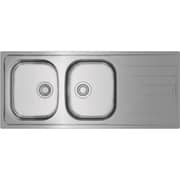 TEKA Reversible Inset Sink Two Bowls & Drainer - Universe 80 T-Xp 2B 1D