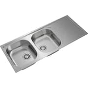 TEKA Reversible Inset Sink Two Bowls & Drainer - Universe 80 T-Xp 2B 1D