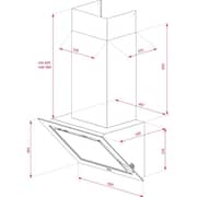 TEKA 60cm Vertical Decorative Hood with FreshAir Feature - DLV 68660 BK