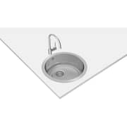 TEKA Matt Finish 2-in-1 Sink Round Bowl Compact Design - Starbright 45 E-XN 1B RND
