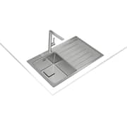 TEKA Inset Sink Right-Hand Bowl with Auto Waste - Zenit RS15 1B1D R 86