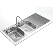 TEKA Reversible Matt Finish Sink Two Bowls & Drainer - Starbright 80 E-Xn 2B 1D