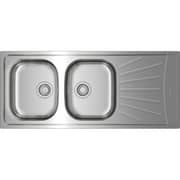 TEKA Reversible Matt Finish Sink Two Bowls & Drainer - Starbright 80 E-Xn 2B 1D