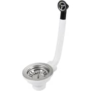 TEKA Basket Valve with Overflow for 3½-Inch Sink Outlets - 3½ Basket Waste with Overflow