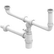 TEKA Kitchen Sink Fittings Kit for 1½B and 2-Bowl Installations - Fittings for 1½B and 2B