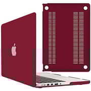 RDN MacBook Air 13inch 13.3inch Plastic Hard Shell Case Cover Wine Red