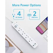 Anker A9141K21 Power Extend 4AC+2USB WHT