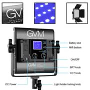 GVM 800D-RGB LED Studio Video Light
