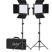 GVM 800D-RGB LED Studio 2-Video Light Kit