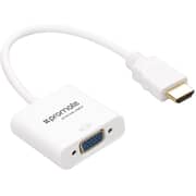 Promate ProLink-H2V Gold-Plated HDMI to VGA Adapter White
