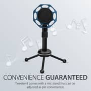 Promate Desktop Microphones, 3.5mm Professional Condenser Recording Podcast Microphone Tweeter-8