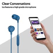 Promate In-Ear Headphones, Premium Audio Enhanced Wired Earphones with Dynamic HD Driver ICE Blue