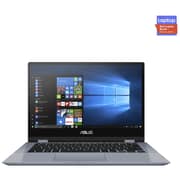 Asus Vivobook TP412FA-EC403T 2-in-1 Laptop - Corei3 2.1GHz 4GB 256GB Shared Win10 14inch FHD Silver Blue Arabic/English Keyboard