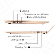 Avita LIBER Laptop - Core i5 1.6GHz 8GB 512GB 14inch Champagne Gold English/Arabic Keyboard